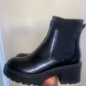Chunky Black Boots